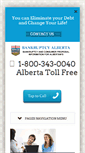 Mobile Screenshot of bankruptcyalberta.net